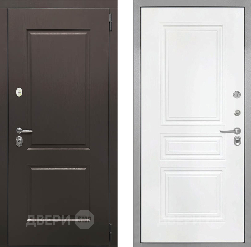 Входная металлическая Дверь Интекрон (INTECRON) Кампо ФЛ-243 Белый матовый в Апрелевке
