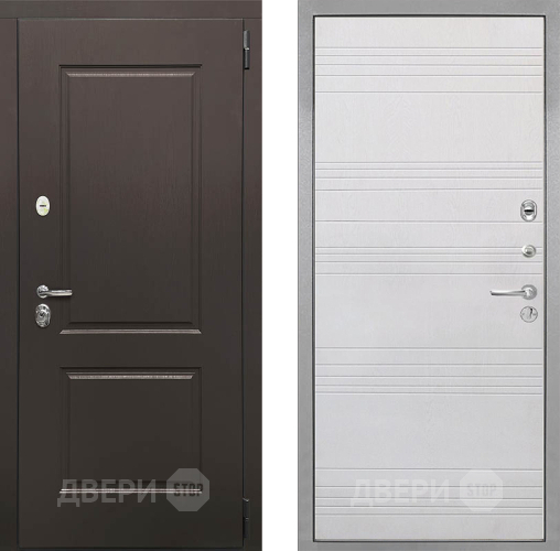 Входная металлическая Дверь Интекрон (INTECRON) Кампо ФЛ-316 Белый ясень в Апрелевке