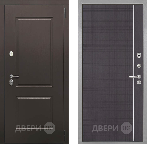 Входная металлическая Дверь Интекрон (INTECRON) Кампо В-07 с молдингом Венге в Апрелевке