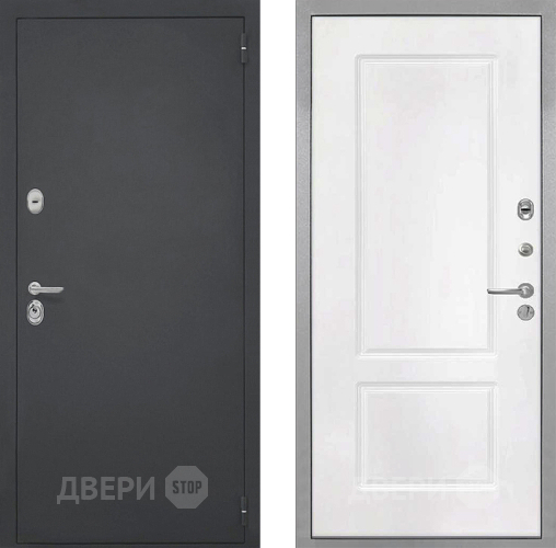 Входная металлическая Дверь Интекрон (INTECRON) Гектор КВ-2 Белый матовый в Апрелевке