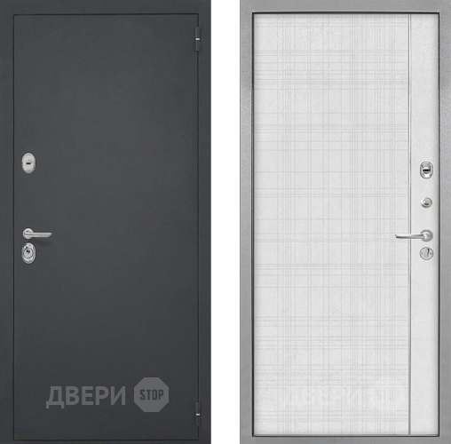 Входная металлическая Дверь Интекрон (INTECRON) Гектор В-07 с молдингом Лофт белый в Апрелевке
