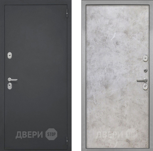 Входная металлическая Дверь Интекрон (INTECRON) Гектор Гладкая Мрамор светлый в Апрелевке