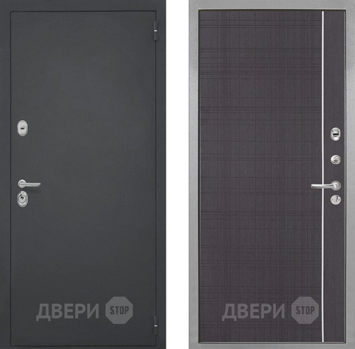 Входная металлическая Дверь Интекрон (INTECRON) Гектор В-07 с молдингом Венге в Апрелевке