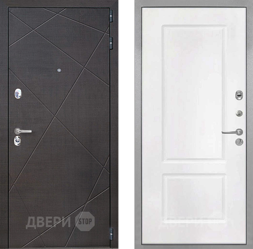 Входная металлическая Дверь Интекрон (INTECRON) Сенатор Лучи КВ-2 Белый матовый в Апрелевке