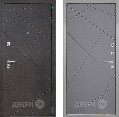Входная металлическая Дверь Интекрон (INTECRON) Сенатор Лучи Лучи-М Графит софт в Апрелевке