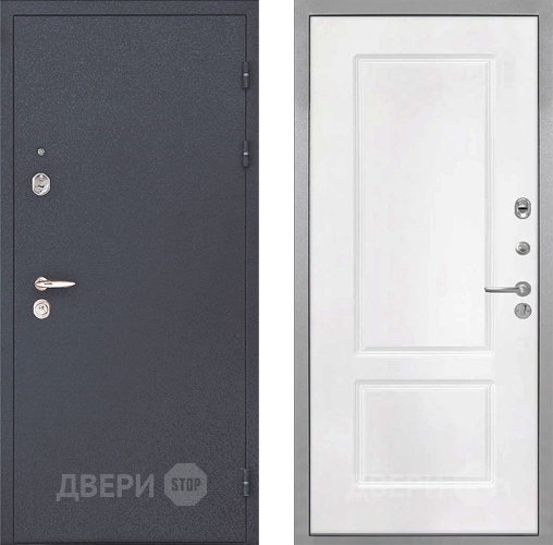 Входная металлическая Дверь Интекрон (INTECRON) Колизей КВ-2 Белый матовый в Апрелевке