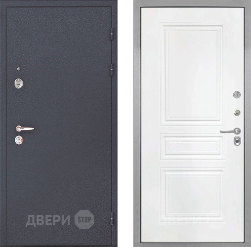 Входная металлическая Дверь Интекрон (INTECRON) Колизей ФЛ-243 Белый матовый в Апрелевке
