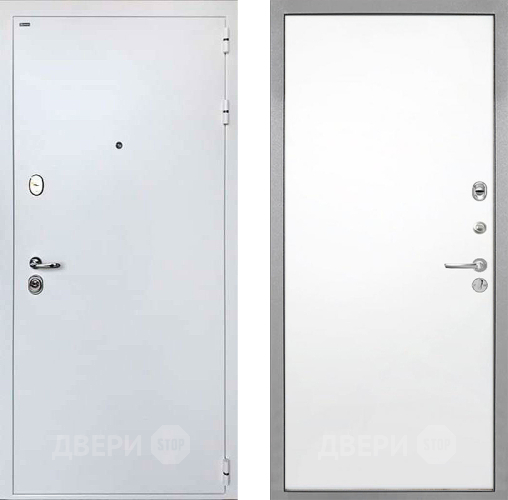Входная металлическая Дверь Интекрон (INTECRON) Колизей White Гладкая Силк Сноу в Апрелевке