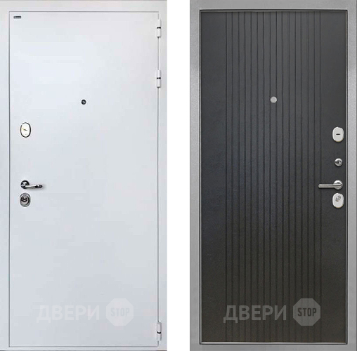 Входная металлическая Дверь Интекрон (INTECRON) Колизей White ФЛ-295 Лофт черный в Апрелевке