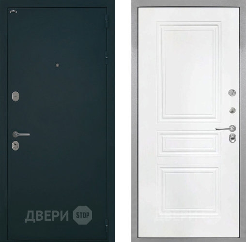 Входная металлическая Дверь Интекрон (INTECRON) Греция ФЛ-243 Белый матовый в Апрелевке