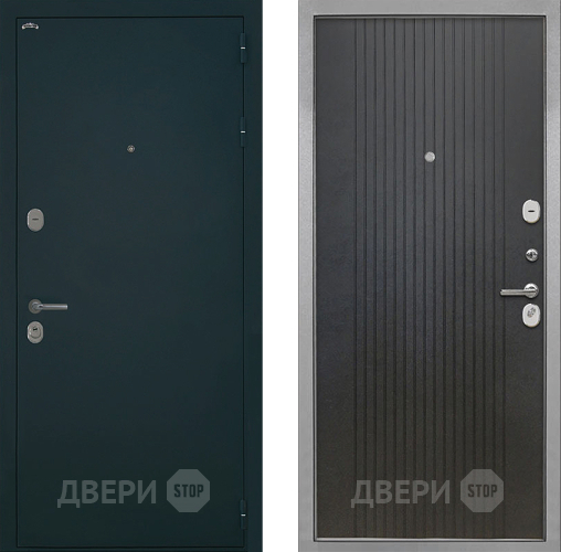 Входная металлическая Дверь Интекрон (INTECRON) Греция ФЛ-295 Лофт черный в Апрелевке