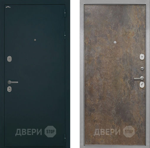 Входная металлическая Дверь Интекрон (INTECRON) Греция Гладкая Гранж в Апрелевке
