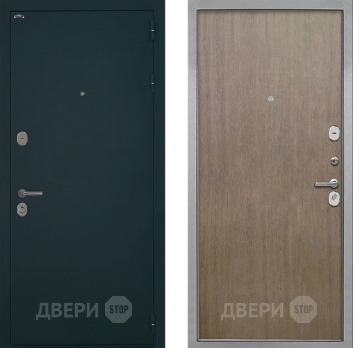 Входная металлическая Дверь Интекрон (INTECRON) Греция Гладкая шпон Венге коричневый в Апрелевке
