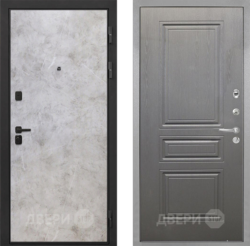Входная металлическая Дверь Интекрон (INTECRON) Профит Black Мрамор Светлый ФЛ-243 Графит вуд дуб в Апрелевке
