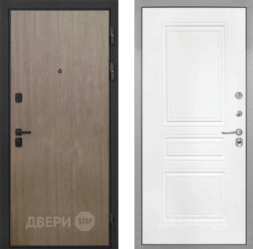Входная металлическая Дверь Интекрон (INTECRON) Профит Black Венге Коричневый ФЛ-243 Белый матовый в Апрелевке