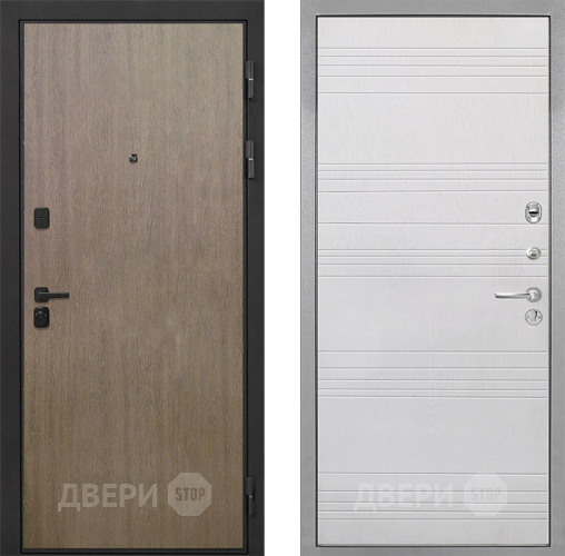 Входная металлическая Дверь Интекрон (INTECRON) Профит Black Венге Коричневый ФЛ-316 Белый ясень в Апрелевке