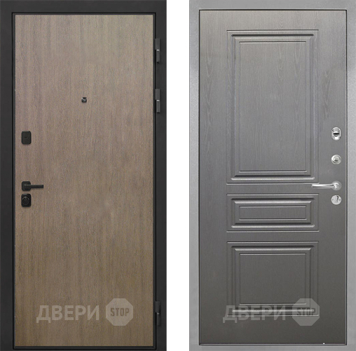 Входная металлическая Дверь Интекрон (INTECRON) Профит Black Венге Коричневый ФЛ-243 Графит вуд дуб в Апрелевке