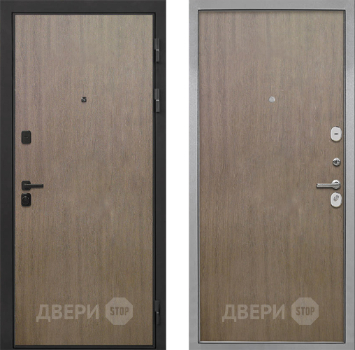 Входная металлическая Дверь Интекрон (INTECRON) Профит Black Венге Коричневый Гладкая шпон Венге коричневый в Апрелевке