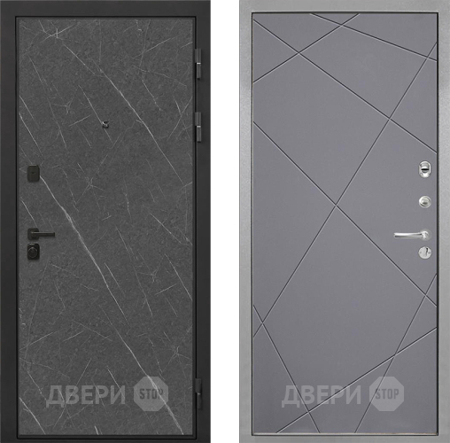 Входная металлическая Дверь Интекрон (INTECRON) Профит Black Гранит Лава Оникс Лучи-М Графит софт в Апрелевке