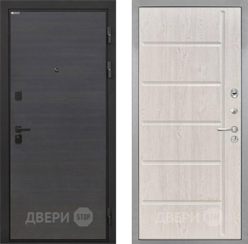 Входная металлическая Дверь Интекрон (INTECRON) Профит Black Эковенге ФЛ-102 Сосна белая в Апрелевке