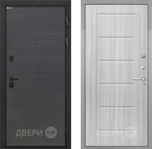Входная металлическая Дверь Интекрон (INTECRON) Профит Black Эковенге ФЛ-39 Сандал белый в Апрелевке