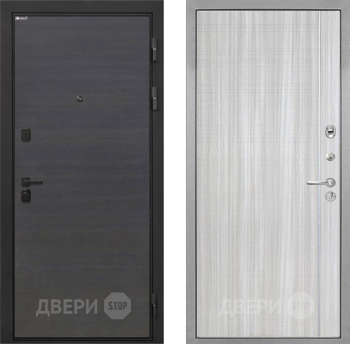 Входная металлическая Дверь Интекрон (INTECRON) Профит Black Эковенге В-07 с молдингом Сандал белый в Апрелевке