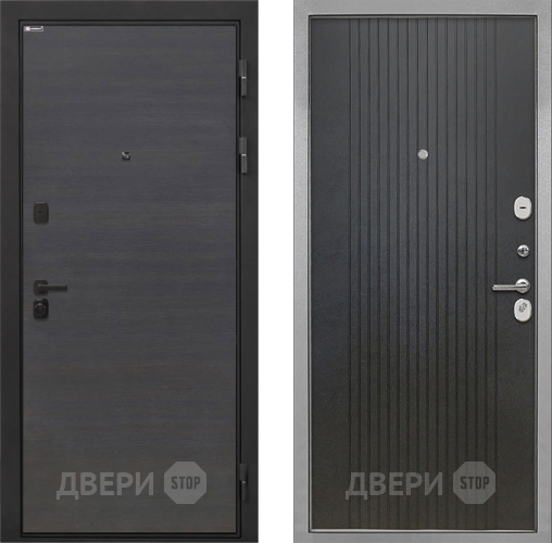 Входная металлическая Дверь Интекрон (INTECRON) Профит Black Эковенге ФЛ-295 Лофт черный в Апрелевке