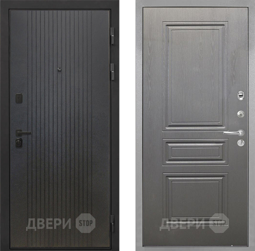 Входная металлическая Дверь Интекрон (INTECRON) Профит Black ФЛ-295 ФЛ-243 Графит вуд дуб в Апрелевке