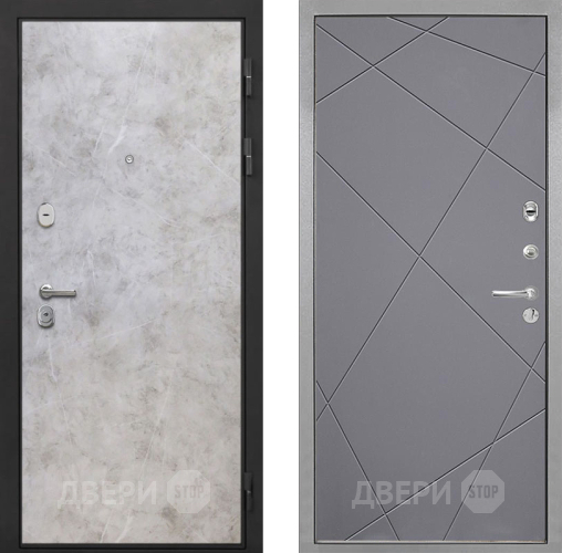 Входная металлическая Дверь Интекрон (INTECRON) Гектор Мрамор Светлый Лучи-М Графит софт в Апрелевке