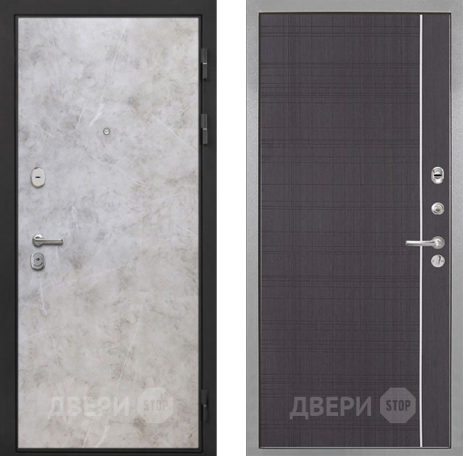 Входная металлическая Дверь Интекрон (INTECRON) Гектор Мрамор Светлый В-07 с молдингом Венге в Апрелевке