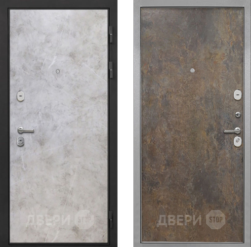 Входная металлическая Дверь Интекрон (INTECRON) Гектор Мрамор Светлый Гладкая Гранж в Апрелевке