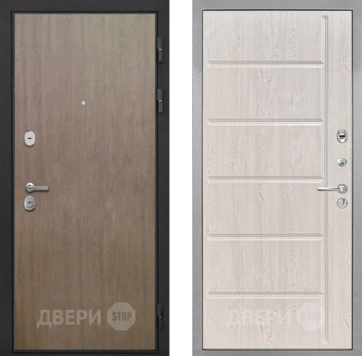 Входная металлическая Дверь Интекрон (INTECRON) Гектор Венге Коричневый ФЛ-102 Сосна белая в Апрелевке