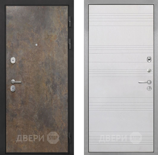 Входная металлическая Дверь Интекрон (INTECRON) Гектор Гранж ФЛ-316 Белый ясень в Апрелевке