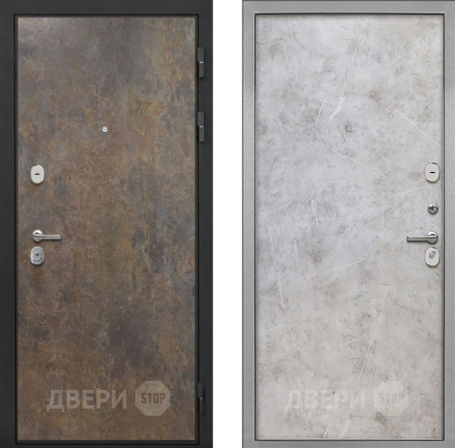 Входная металлическая Дверь Интекрон (INTECRON) Гектор Гранж Гладкая Мрамор светлый в Апрелевке