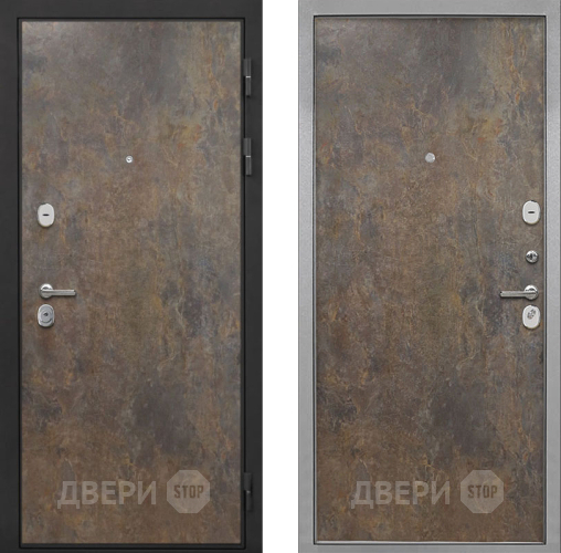 Входная металлическая Дверь Интекрон (INTECRON) Гектор Гранж Гладкая Гранж в Апрелевке