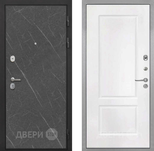 Дверь Интекрон (INTECRON) Гектор Гранит Лава Оникс КВ-2 Белый матовый в Апрелевке