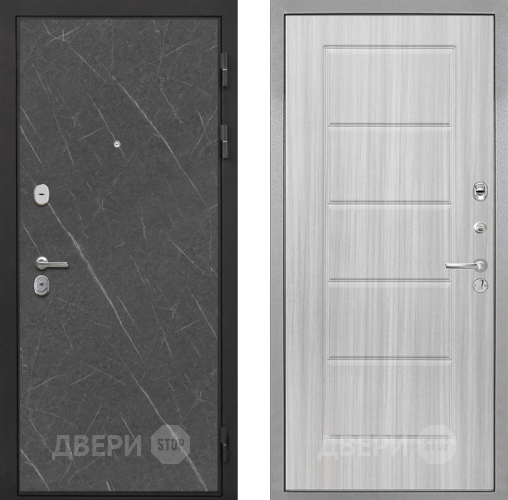 Входная металлическая Дверь Интекрон (INTECRON) Гектор Гранит Лава Оникс ФЛ-39 Сандал белый в Апрелевке