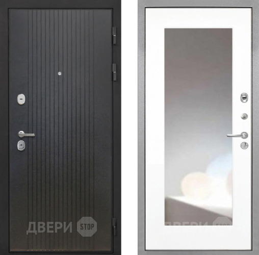 Дверь Интекрон (INTECRON) Гектор ФЛ-295 ФЛЗ-120-М Зеркало Белый матовый в Апрелевке