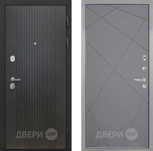 Входная металлическая Дверь Интекрон (INTECRON) Гектор ФЛ-295 Лучи-М Графит софт в Апрелевке