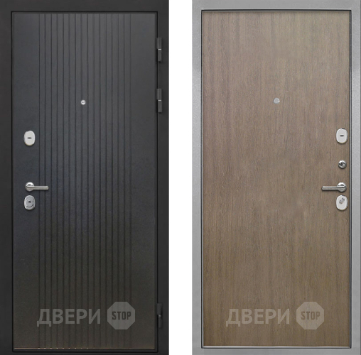 Входная металлическая Дверь Интекрон (INTECRON) Гектор ФЛ-295 Гладкая шпон Венге коричневый в Апрелевке