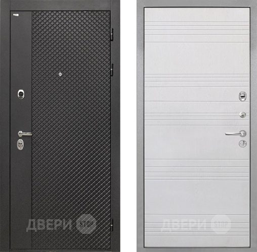 Входная металлическая Дверь Интекрон (INTECRON) Олимпия Black 4К ФЛ-316 Белый ясень в Апрелевке
