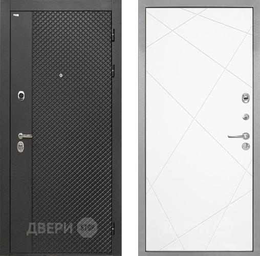 Входная металлическая Дверь Интекрон (INTECRON) Олимпия Black 4К Лучи-М Софт милк в Апрелевке