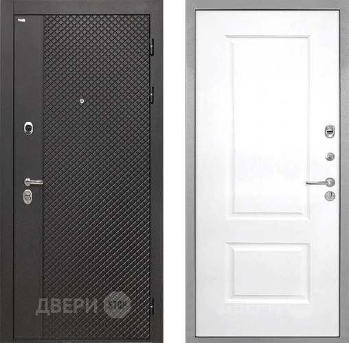Входная металлическая Дверь Интекрон (INTECRON) Олимпия Black 4К Альба Роял Вуд белый в Апрелевке