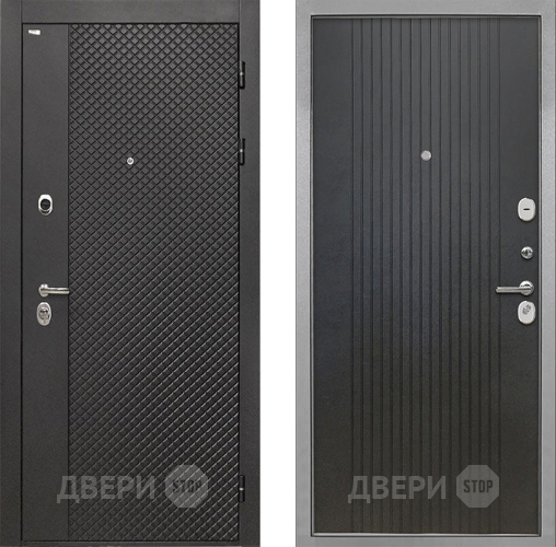 Входная металлическая Дверь Интекрон (INTECRON) Олимпия Black 4К ФЛ-295 Лофт черный в Апрелевке