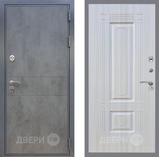 Входная металлическая Дверь Рекс (REX) ФЛ-290 FL-2 Сандал белый в Апрелевке