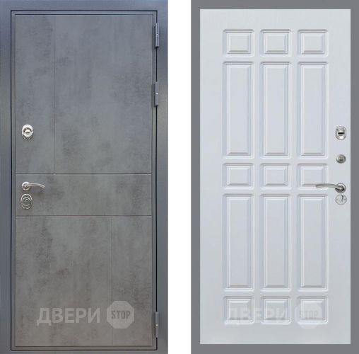 Дверь Рекс (REX) ФЛ-290 FL-33 Белый ясень в Апрелевке