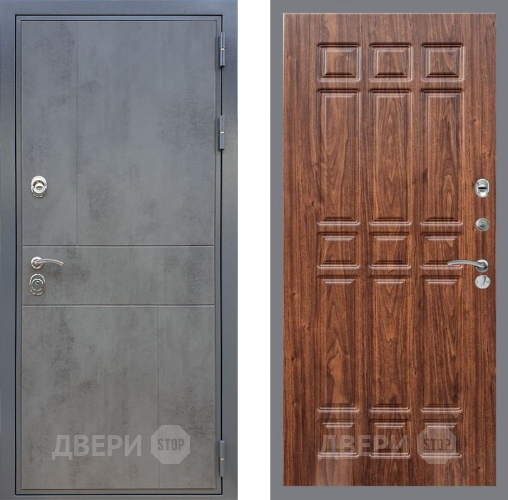 Дверь Рекс (REX) ФЛ-290 FL-33 орех тисненый в Апрелевке