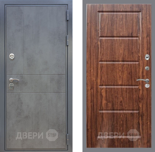 Входная металлическая Дверь Рекс (REX) ФЛ-290 FL-39 орех тисненый в Апрелевке