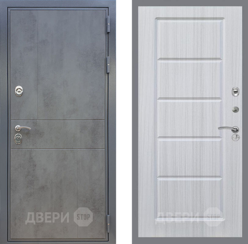 Входная металлическая Дверь Рекс (REX) ФЛ-290 FL-39 Сандал белый в Апрелевке