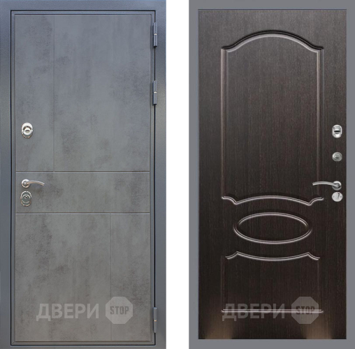 Входная металлическая Дверь Рекс (REX) ФЛ-290 FL-128 Венге светлый в Апрелевке